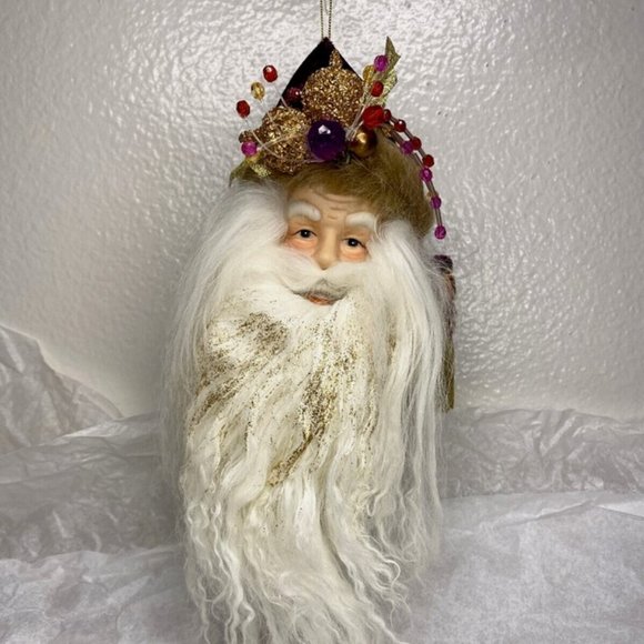 Santa Claus Christmas Ornament 10" Collectible New WT - Picture 1 of 11
